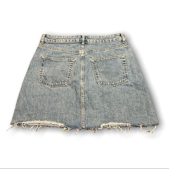 Topshop Women’s Denim Jean Skirt Size 8 - Picture 2 of 4